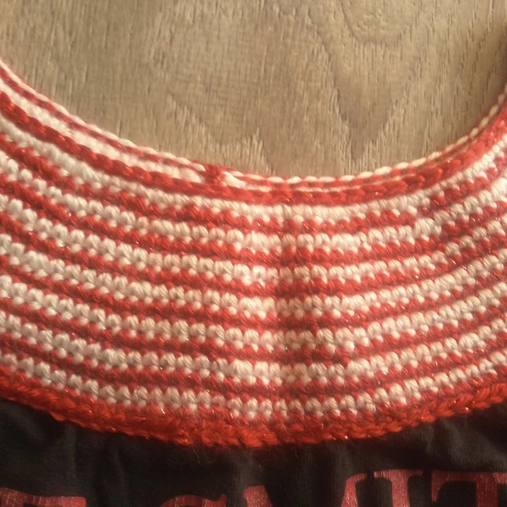 Handmade THE SMITHS Punk Rock T-shirt Egyptian Inspired Crochet Yoke - Picture 7 of 7